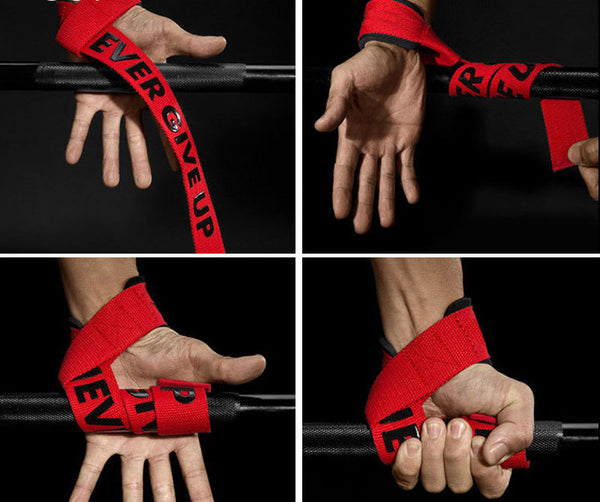 2 PACK Nylon & Latex Fitness Weightlifting Booster Belt Wrist Brace