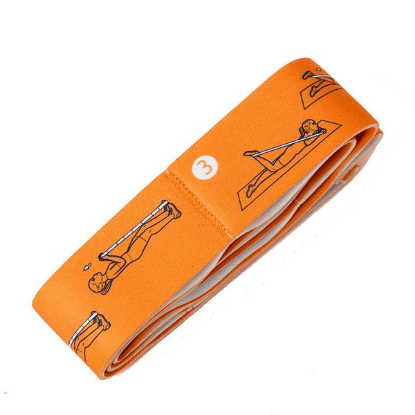 Durable Polyester Cotton Adjustable Yoga Strap