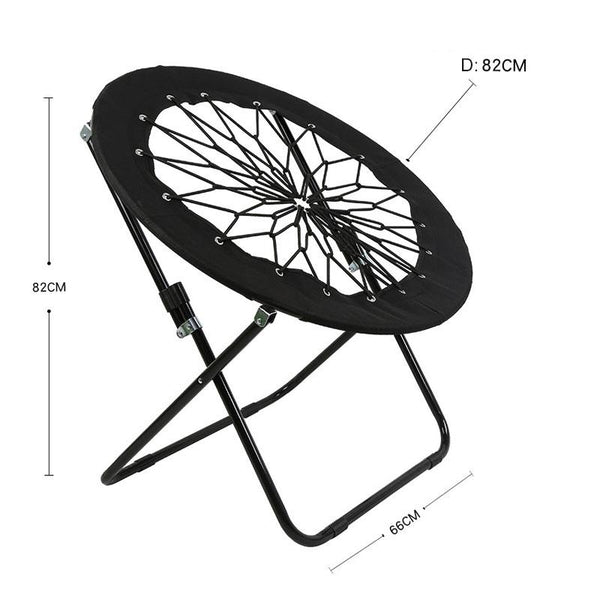 Bungee Dish Chair Folding Camping Chair-Freeshipping