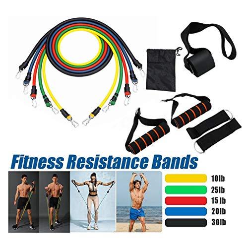 11 Pcs Fitness Resistance Bands-FreeShipping - Bandify(Logo Customize Accept)