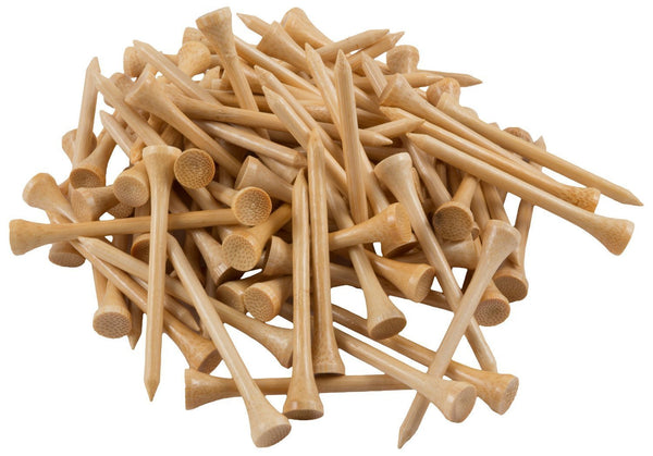 100 Pack Professional Bamboo Golf Tees